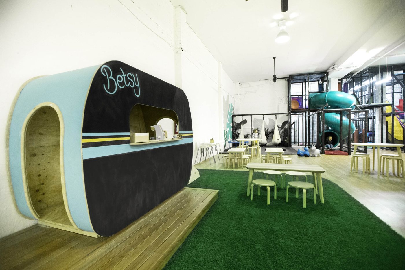 Betsy the caravan cubby at Play Nook
