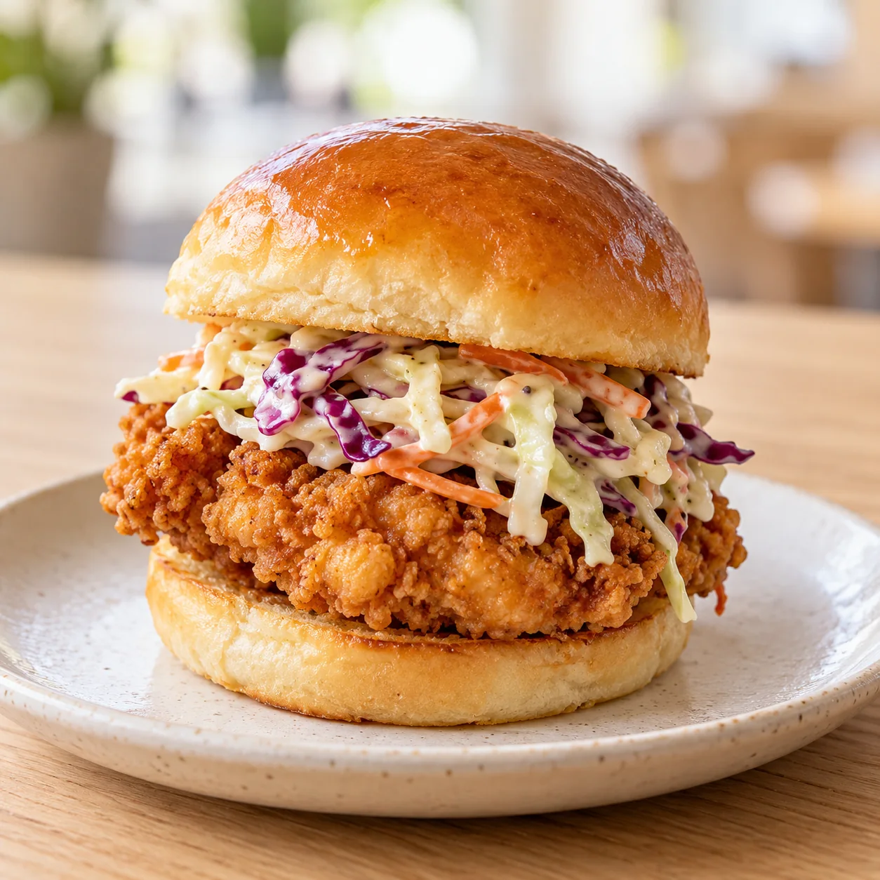 Crispy Chicken & Coleslaw Slider