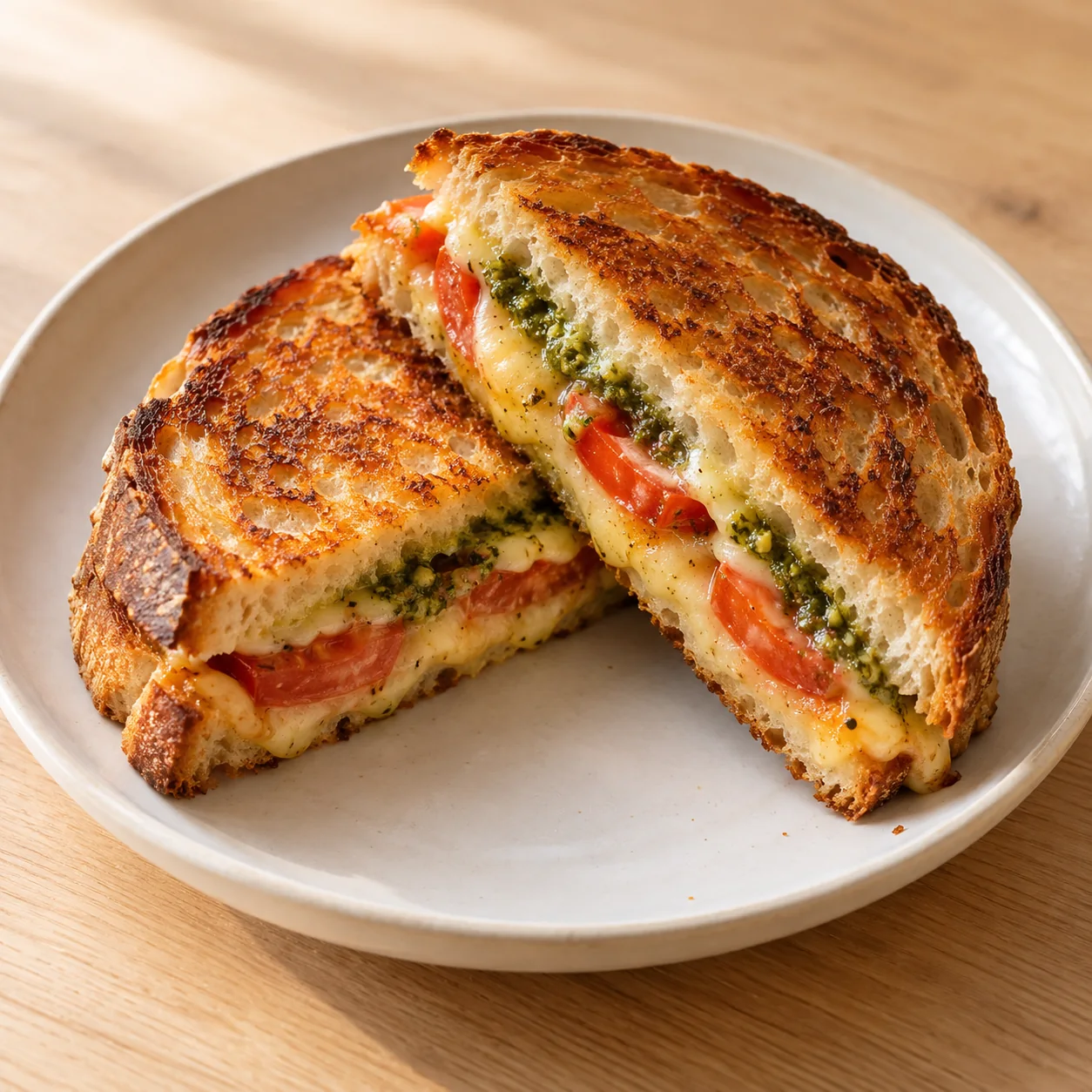 Cheese, tomato & pesto