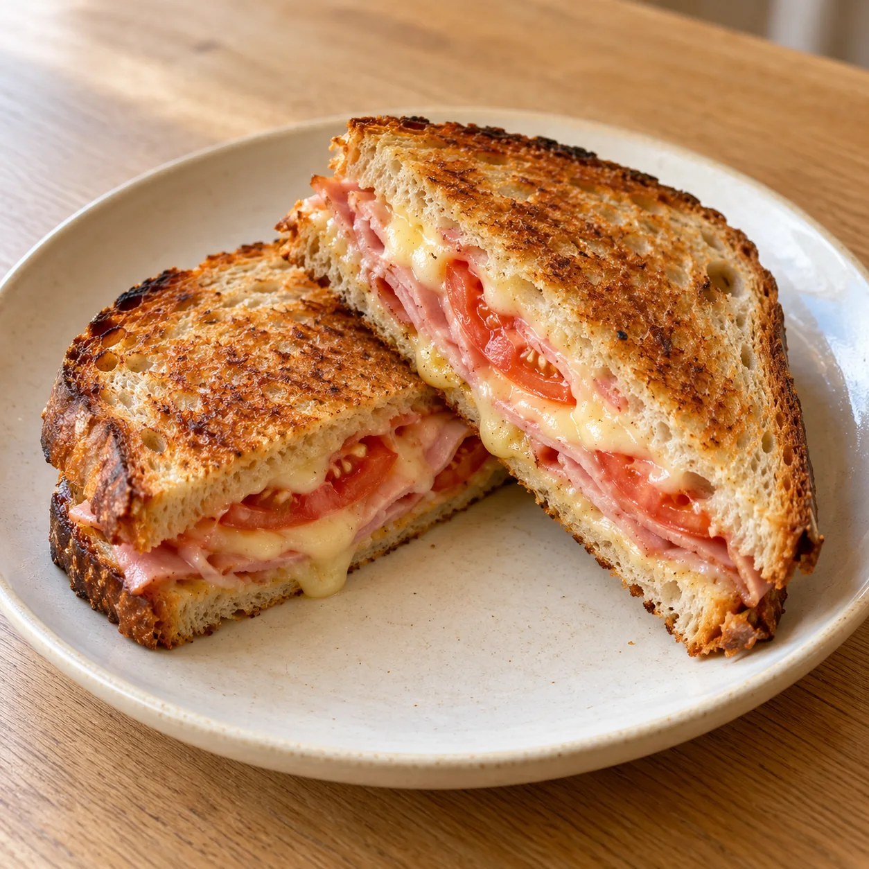 Ham, cheese & tomato
