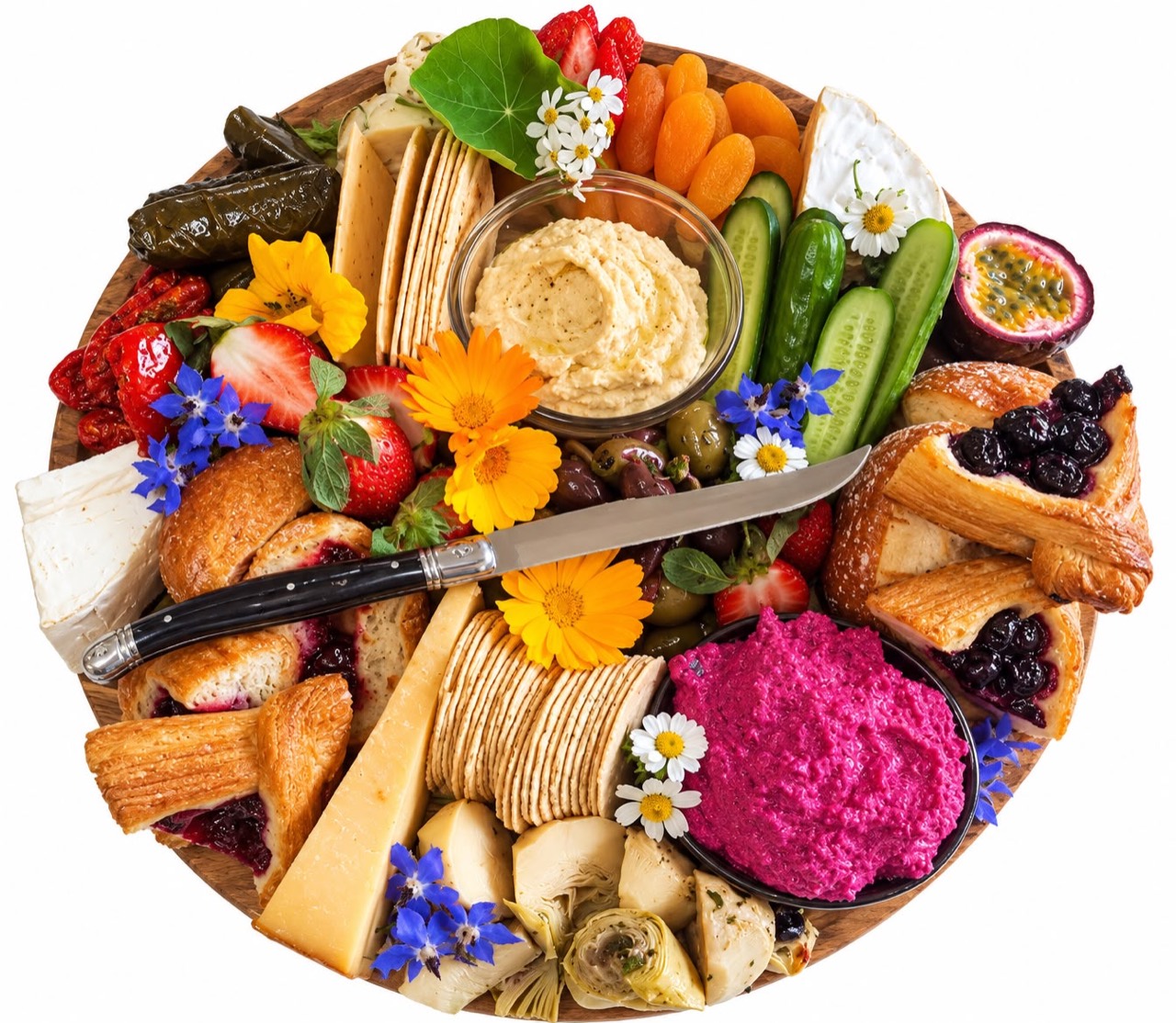 Mixed vegetarian platter